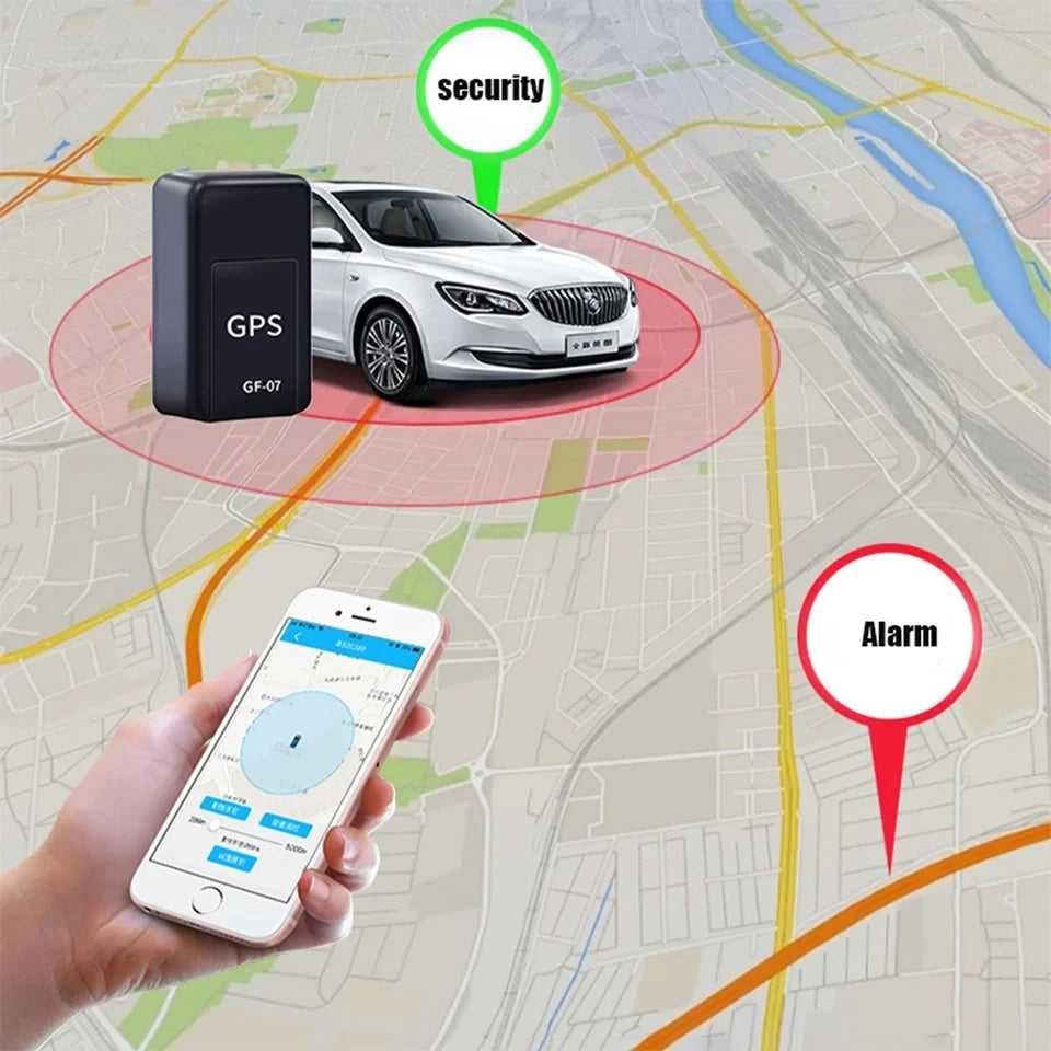 Mini posicionador de seguimiento GPS GF07, Rea, seguimiento de tiempo, posicionamiento remoto del vehículo, grabación móvil, escucha, antipérdida