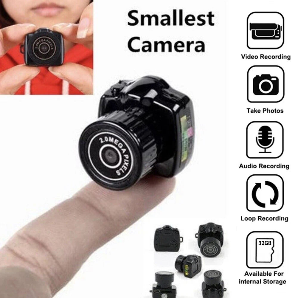 Mini cámara de vigilancia HD