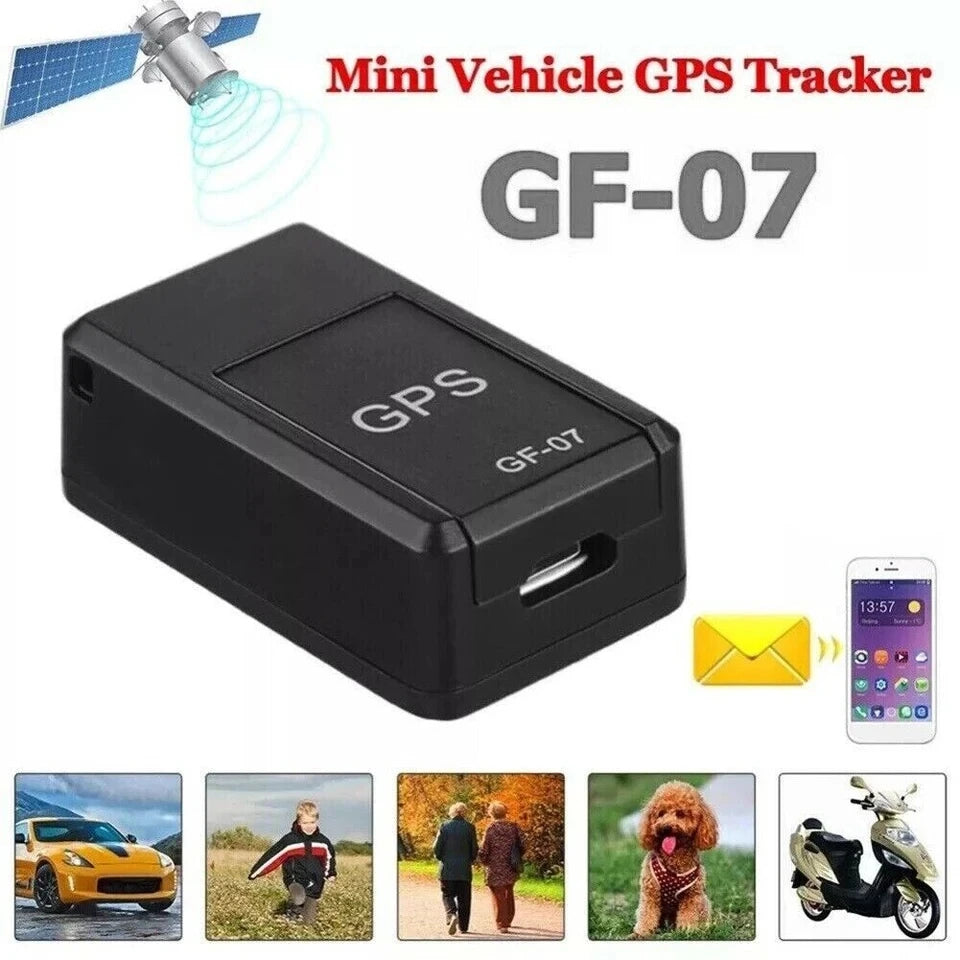 Mini posicionador de seguimiento GPS GF07, Rea, seguimiento de tiempo, posicionamiento remoto del vehículo, grabación móvil, escucha, antipérdida
