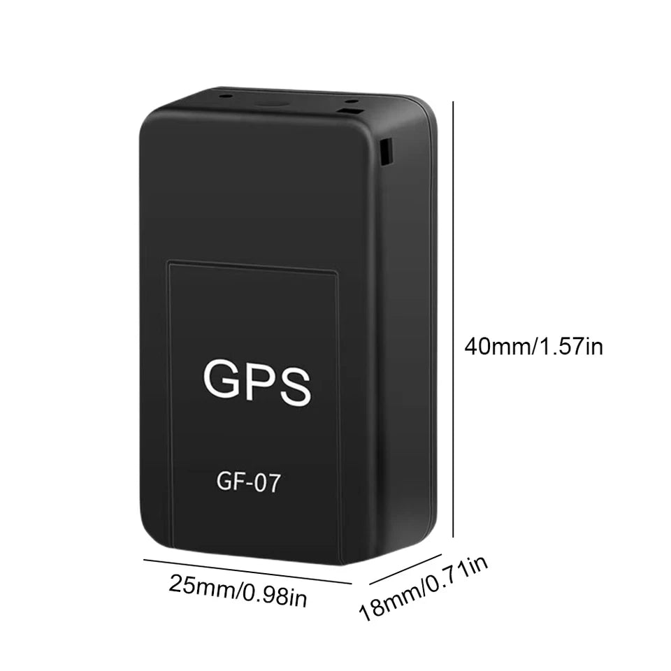 Mini posicionador de seguimiento GPS GF07, Rea, seguimiento de tiempo, posicionamiento remoto del vehículo, grabación móvil, escucha, antipérdida