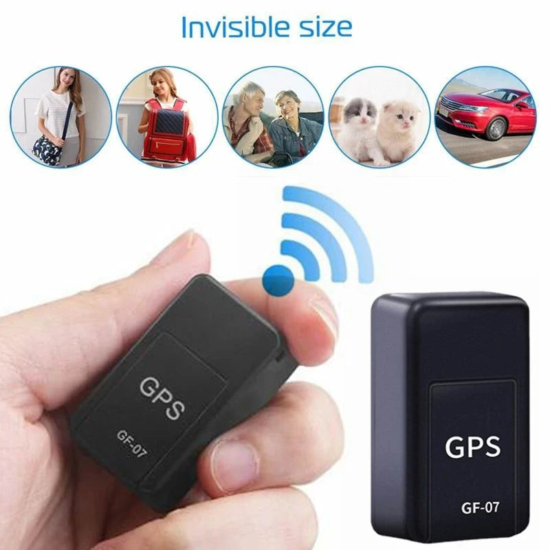 Mini posicionador de seguimiento GPS GF07, Rea, seguimiento de tiempo, posicionamiento remoto del vehículo, grabación móvil, escucha, antipérdida