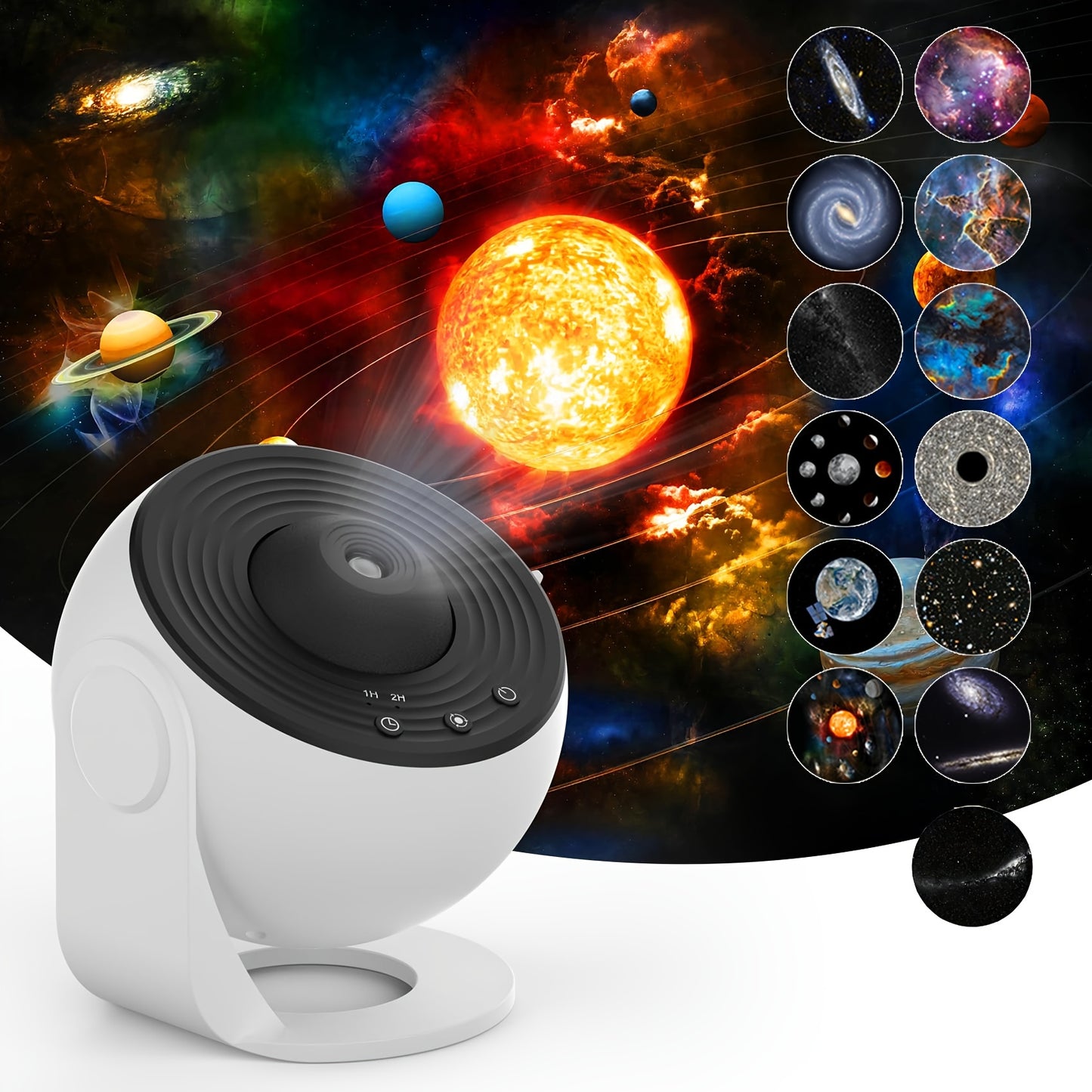 1pc Star Projector LED Lights For Bedroom Night Light, Planetarium Projector Night Light Projector, Include Replaceable 12 Discs