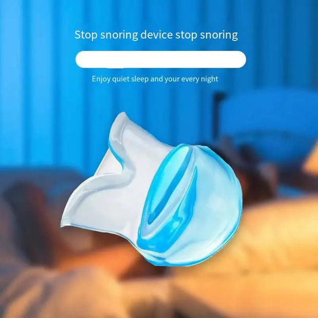 Anti Snoring Mouthpiece Tongue Retainer Helps to Eliminate Snoring anti Snore Device Silicone Snore Sleep Apnea anti Ronflement
