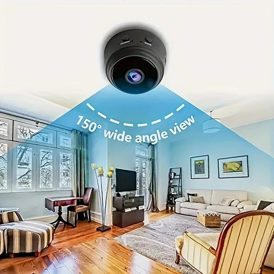 Mini cámara de seguridad WiFi inalámbrica recargable